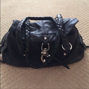 Fransesca Biasia black leather bag